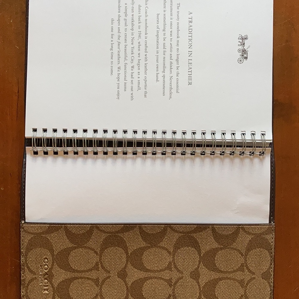 NWOT Coach Notebook - Picture 5 of 5